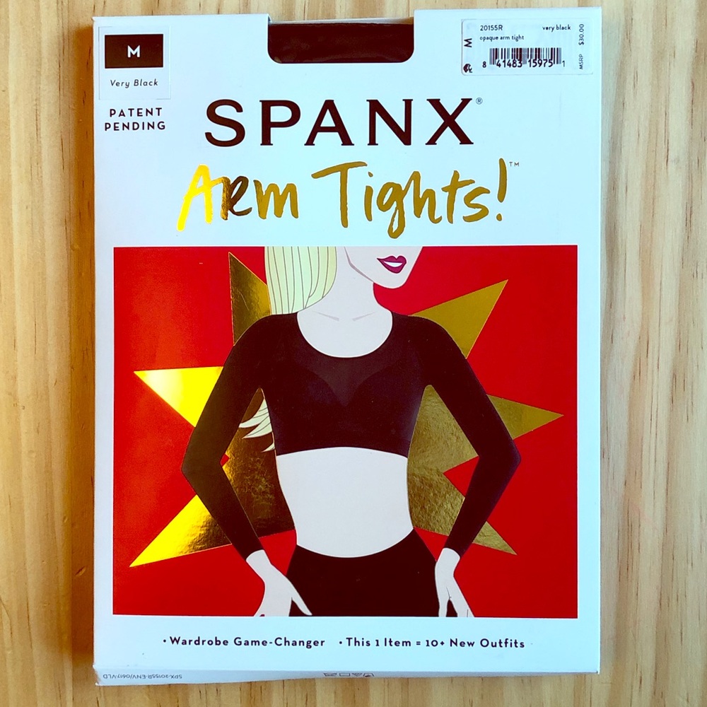 NWT SPANX Arm Tights in black